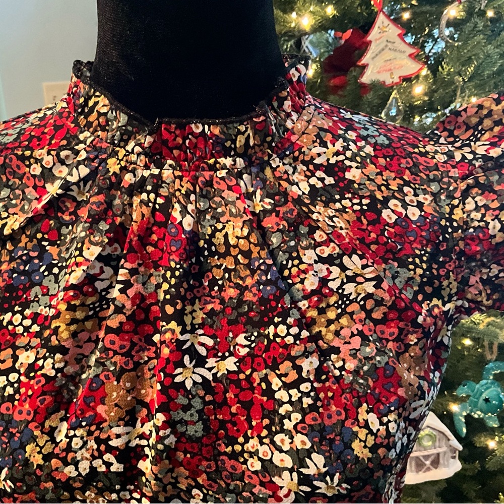Teacher BUNDLE: Floral & Striped Women's 4 Tops Set Size 8-10 Teacher - Picture 7 of 9